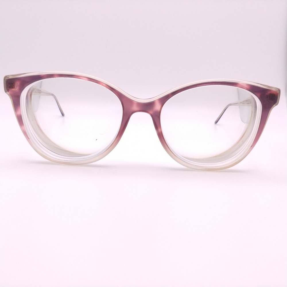 Salsa Eyeglasses Frames Womens 51-17-140 Pink Purple Tortoise Cat Eye SA9002 PK